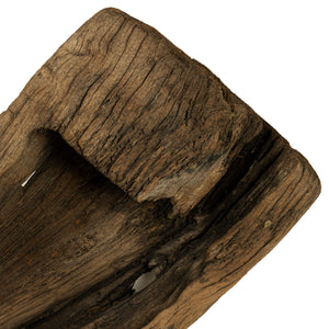 Comedero de madera de guamúchil, mediados del S XIX.