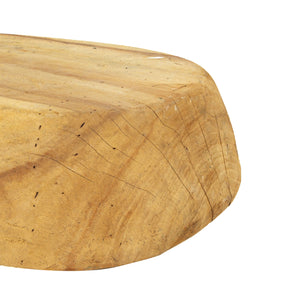 Batea de madera de sabino tallada a mano ca. 1950 encontrada en Jalisco.
