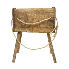 Cargar imagen en el visor de la Galería, Hand-Crafted Pine Wood Bench Found in Western Mexico, ca.1890
