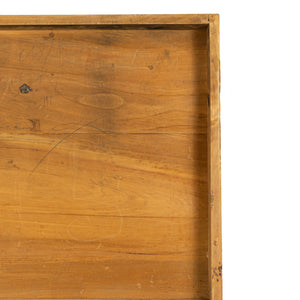 Baúl de madera de sabino encontrado en Oaxaca / Sur de México, finales del siglo XIX.