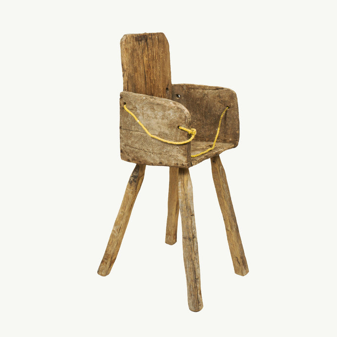 Banco de madera de pino hecho a mano, circa1890.