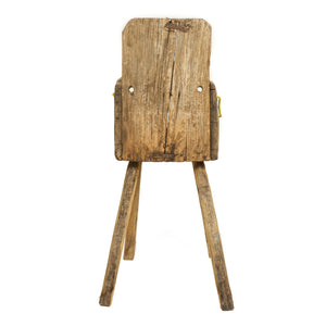 Banco de madera de pino hecho a mano, circa1890.
