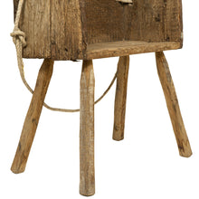 Cargar imagen en el visor de la Galería, Hand-Crafted Pine Wood Bench Found in Western Mexico, ca.1890
