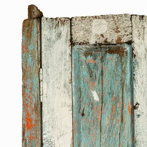 Par de puertas de madera de mezquite de mediados del S XIX encontradas en Zacatecas.